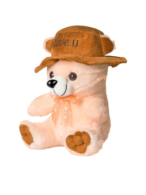 Ultra Kids Cream-Coloured & Brown Cap Teddy 9 Inch Soft Toy - Image 3