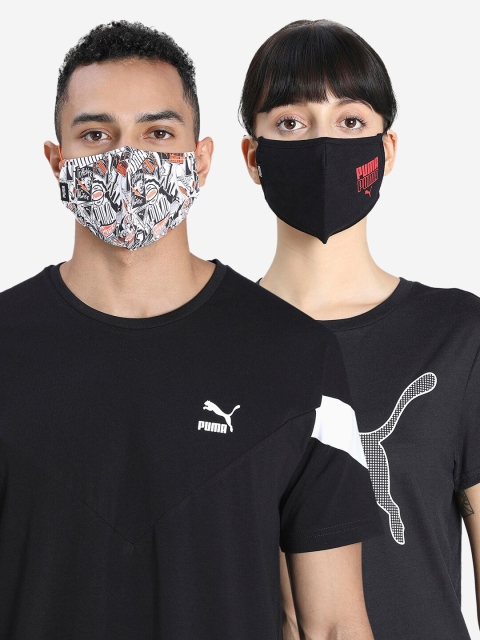 Puma Unisex Printed Pack Of 2 5-Ply Reusable Cloth Masks - Image 6