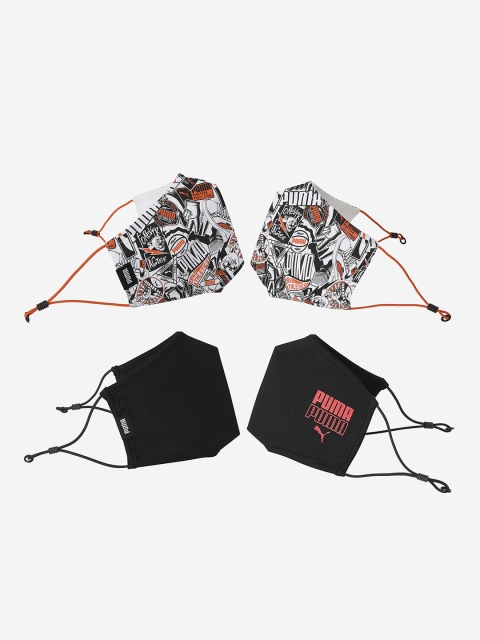 Puma Unisex Printed Pack Of 2 5-Ply Reusable Cloth Masks - Image 4