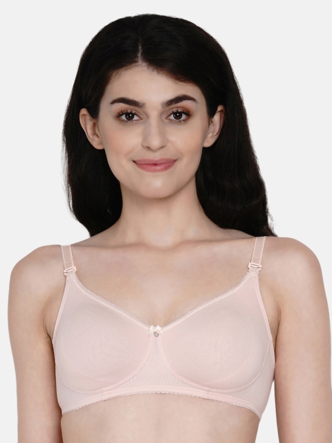 Enamor Non Padded Non-Wired Full Coverage Comfort Shaper with Removable Straps T-Shirt Bra