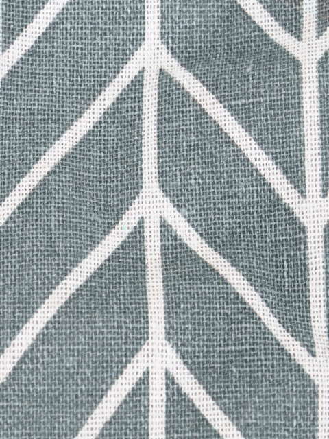 HomeStorie Grey & White Printed Round Foldable Cloth Laundry Basket - Image 4