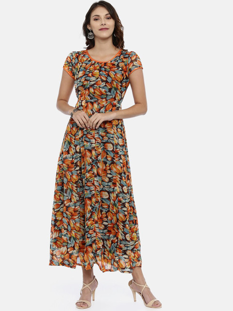Souchii Women Assorted Printed Fit and Flare Kurta Dress - Image 5