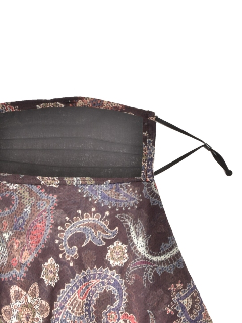Swayam Brown Reusable 3-Ply Cloth Mask Com Scarf - Image 4
