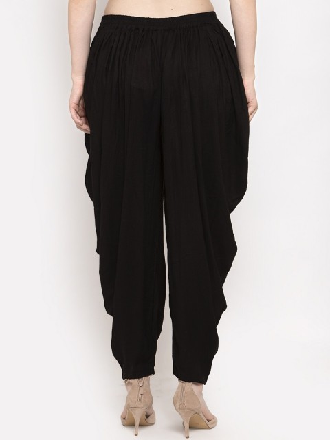 Clora Creation Women Black Solid Dhoti Salwar - Image 3