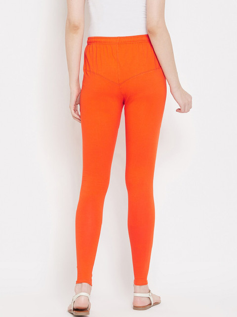 Tulsattva Women Pack Of 2 Solid Churidar-Length Leggings - Image 4