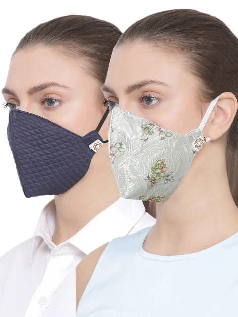 VASTRAMAY Adults Pack of 2 Reusable 4-Layers Cloth Masks - Image 4