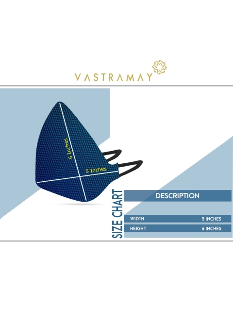 VASTRAMAY Adults Pack of 2 Reusable 4-Ply Anti-Pollution Cloth Masks - Image 7