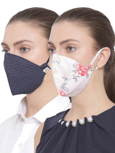 VASTRAMAY Adults Pack of 2 Reusable 4-Ply Anti-Pollution Cloth Masks - Image 4