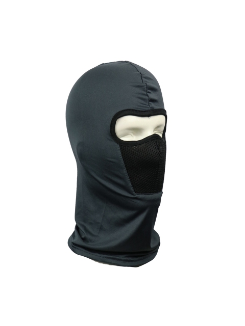 iSWEVEN Unisex Grey Solid Balaclava Mask - Image 2