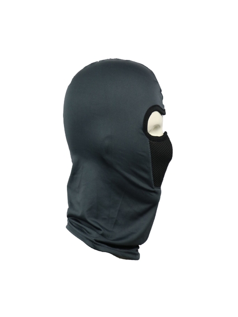 iSWEVEN Unisex Grey Solid Balaclava Mask - Image 3