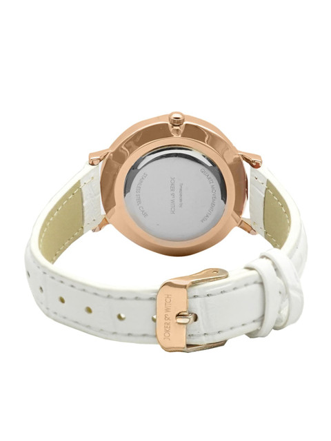 JOKER & WITCH Women White Analogue Watch - Image 4