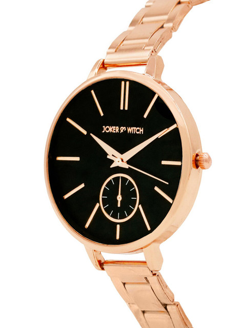 JOKER & WITCH Women Black Analogue Watch AMWW397 - Image 3