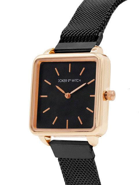 JOKER & WITCH Women Black Analogue Watch AMWW399 - Image 2