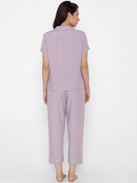 Triumph Just Mix Striped Print Short Sleeve Pyjama Set - Image 4