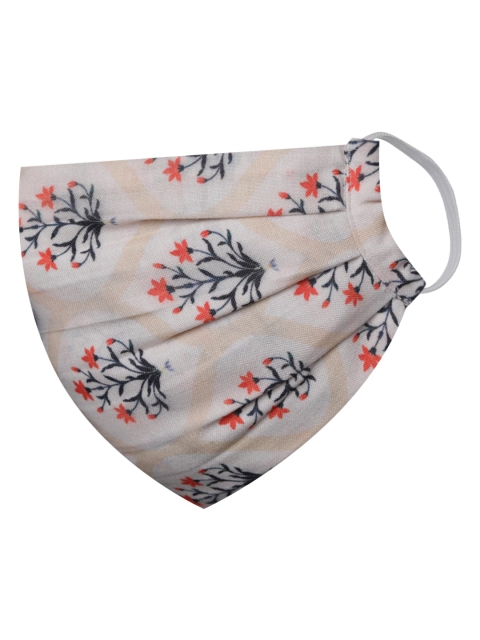 VASTRAMAY Unisex Pack of 3 Printed 2-Ply Reusable Protective Outdoor Face Masks - Image 3