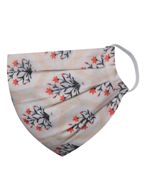 VASTRAMAY Unisex Pack Of 3 Printed 2-Ply Reusable Cloth Masks - Image 4
