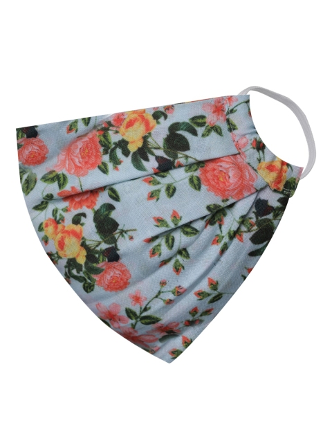 VASTRAMAY Unisex Pack Of 3 Printed 2-Ply Reusable Cloth Half Face Masks - Image 4