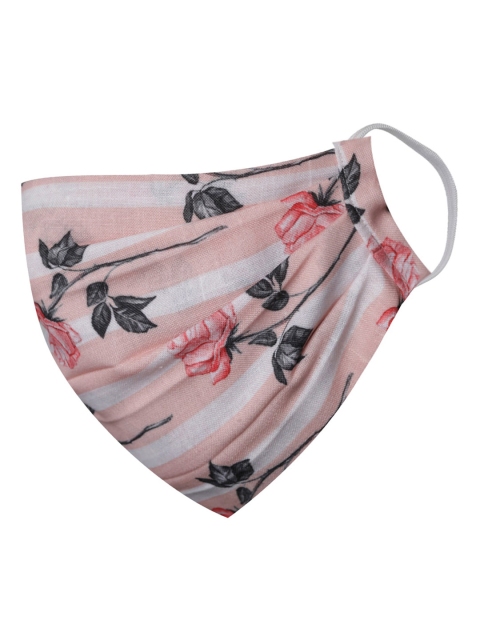 VASTRAMAY Unisex Pack Of 3 Printed 2-Ply Reusable Cloth Masks - Image 3