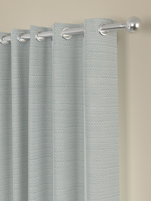 ROSARA HOME Grey Self-Design Single Long Door Curtain - Image 3