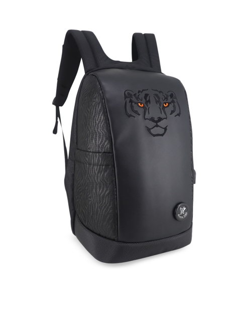 Arctic Fox Unisex Black Printed Laptop Bag - Image 2