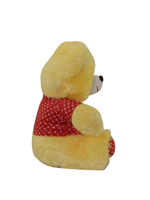 Miyo Unisex Kids Yellow & Red Baby Teddy Bear Soft Toy - Image 3