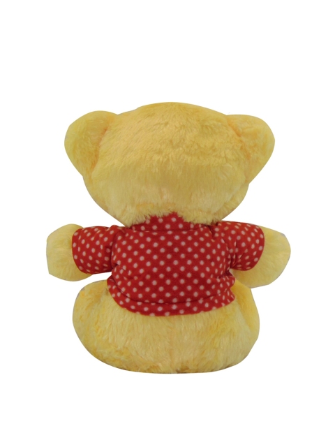 Miyo Unisex Kids Yellow & Red Baby Teddy Bear Soft Toy - Image 4