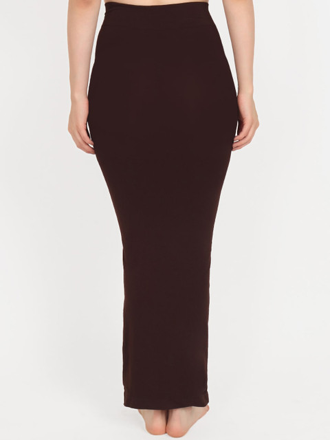 Beau Design Women Brown Solid Saree Shapewear - Image 4