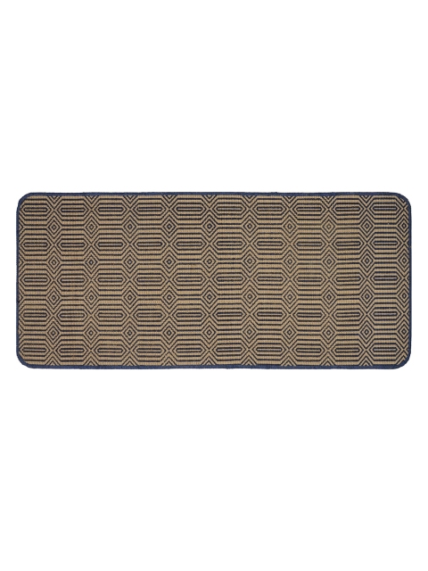 Saral Home Blue & Beige Printed Anti-Skid Bed Runner - Image 2