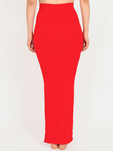 Beau Design Pack Of 2 Orange & Black Solid Women Saree Shapewear - Image 3