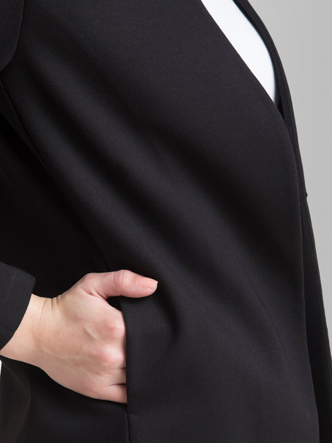 FableStreet LivIn Shawl Collar Open Front Blazer - Image 2