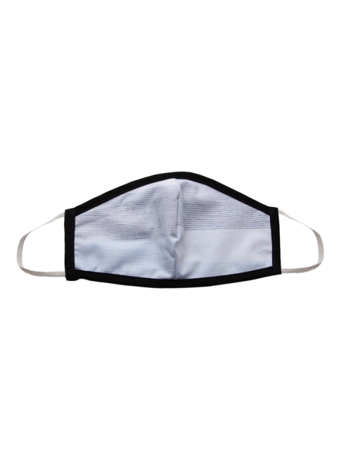 LEMON SOUK Unisex Pack Of 5 Blue & White Striped 2-Ply Reusable Cloth Masks - Image 3