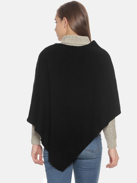 513 Women Black & Grey Knitted Waterfall Shrug - Image 4