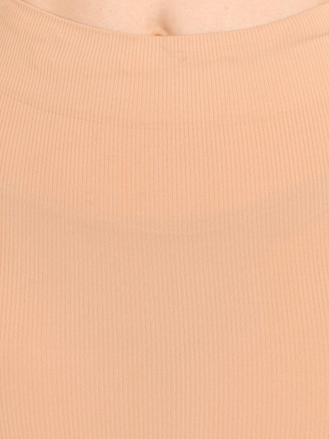 Beau Design Women Beige Solid Saree Shapewear - Image 6