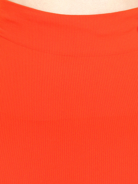 Beau Design Women Orange Solid Saree Shapewear - Image 6