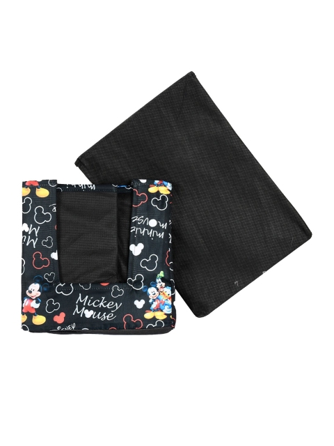 Kuber Industries Set Of 4 Black & Red Disney Mickey Print Foldable Cloth Storage Boxes With Handle - Image 5