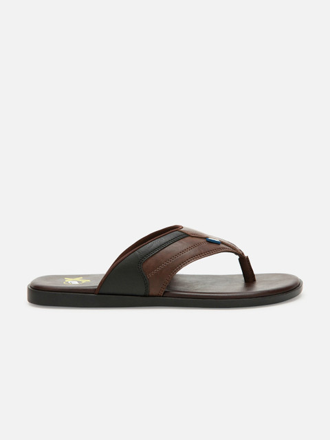 iD Men Brown Flip Flop Slipper - Image 4