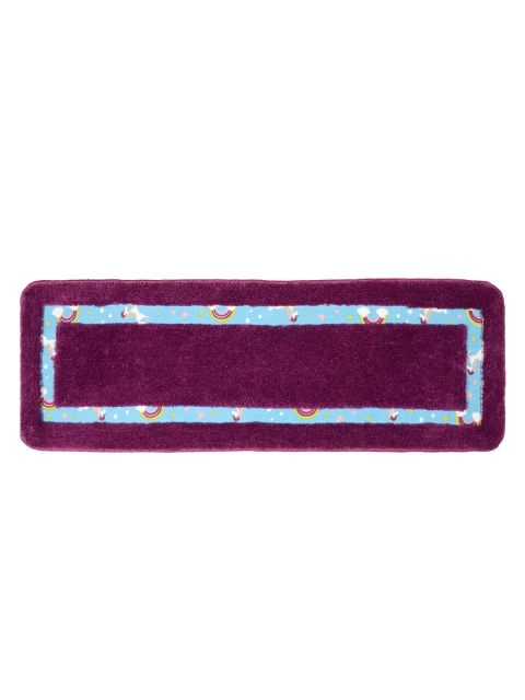 Saral Home Blue & Purple Unicorn Printed Bed Runner - Image 2
