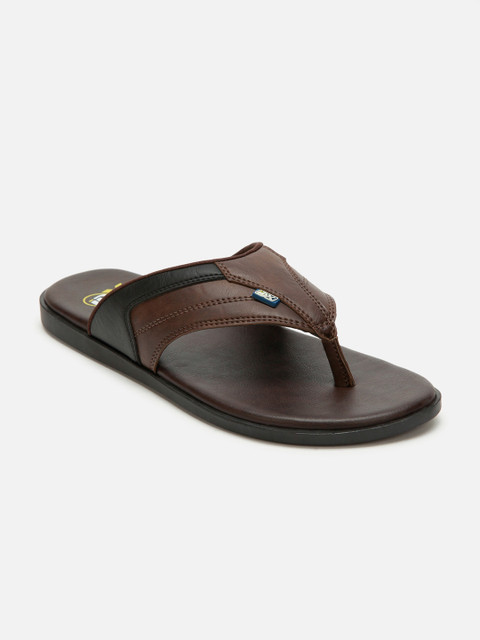 iD Men Brown Flip Flop Slipper - Image 2