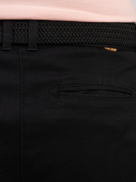 Inesis By Decathlon Women Black Regular Fit Chino Trousers - Image 3