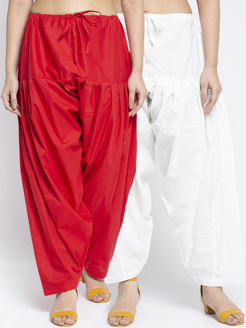 GRACIT Women Pack Of 2 Solid Salwars