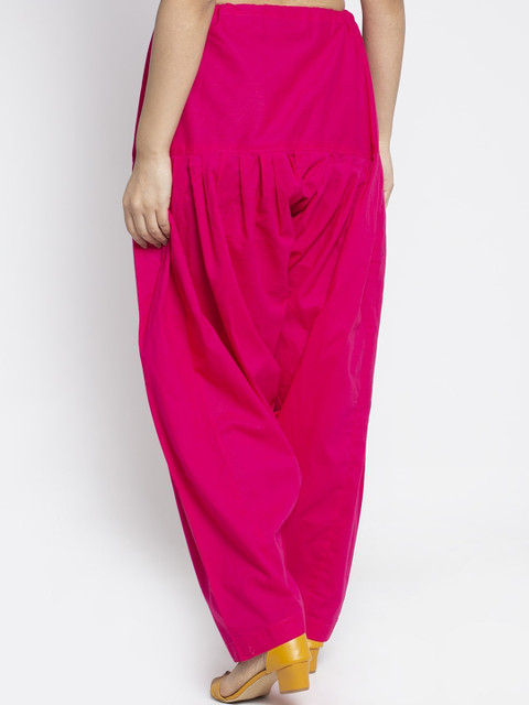 GRACIT Women Pack Of 2 White & Pink Solid Salwars - Image 3