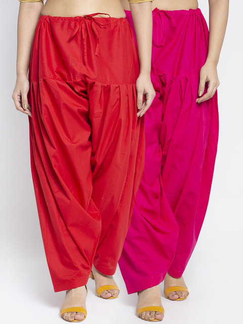 GRACIT Women Pack Of 2 Solid Salwars
