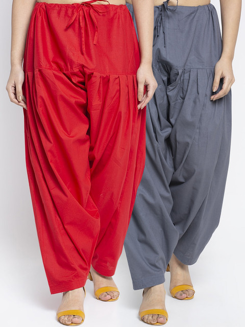 GRACIT Women Pack Of 2 Solid Salwars