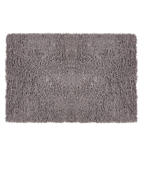 Saral Home Grey Solid Shaggy Anti-Skid Carpet - Image 2