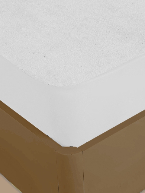 BIANCA White Solid Waterproof Mattress Protector - Image 4