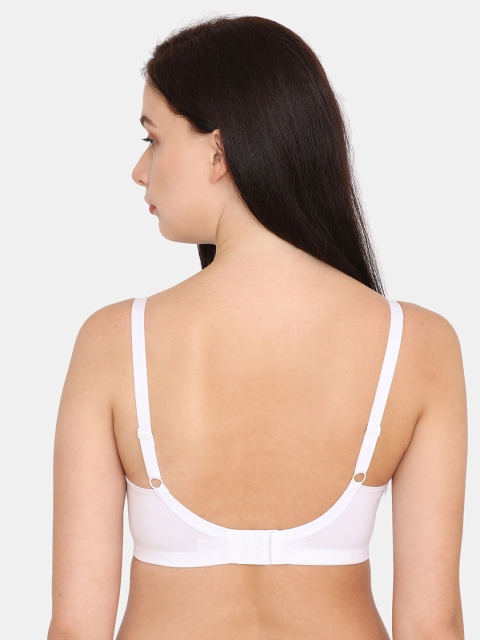 Zivame White Solid Non-Wired Non Padded Maternity Bra ZI10TRCOREBWHIT - Image 4