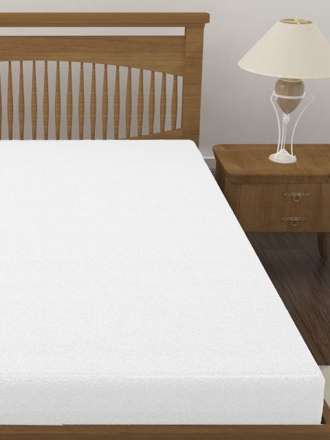 BIANCA White Solid Waterproof Mattress Protector - Image 3