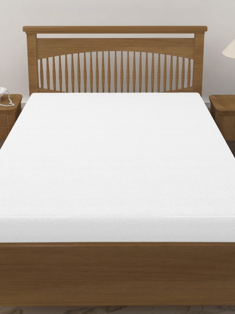 BIANCA White Solid Waterproof Mattress Protector - Image 2