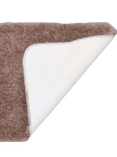 BIANCA Set Of 2 Brown 1850 GSM Anti-Skid Ultra-Soft Fluffy Bath Rugs - Image 4