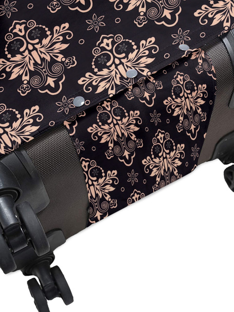 Cortina Black Eco Friendly Polyester Small & Medium Protective Trolley Bag Cover Combo - Image 4